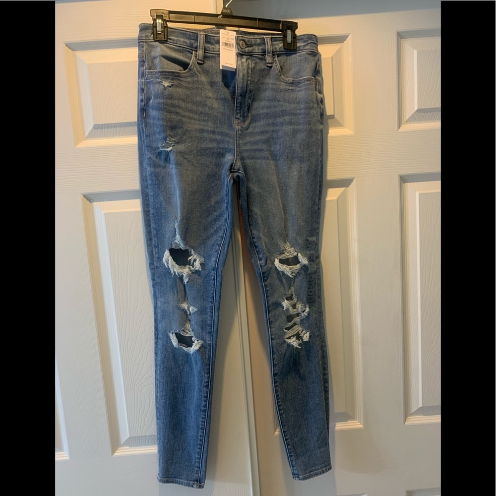 New skinny AE jeans, size 8